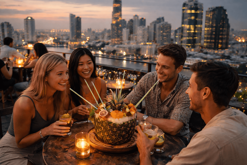 Bangkok Rooftop Bars with the Best Drinks for Sharing Worth the Trip from Khao San Road