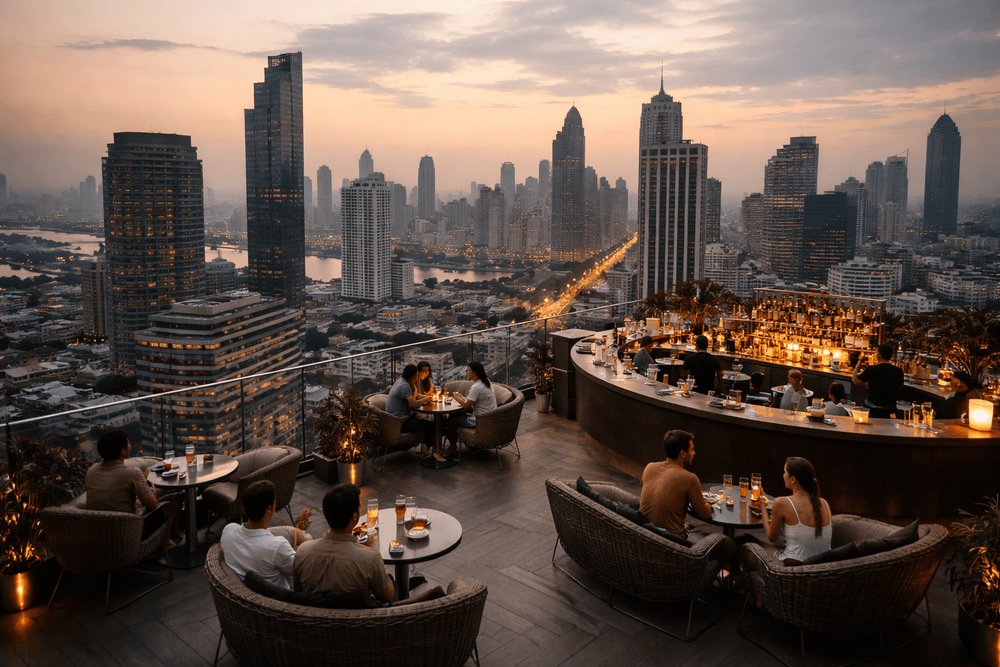 Bangkok Rooftop Bars with the Best Early-Evening Atmosphere Before the Crowds Arrive
