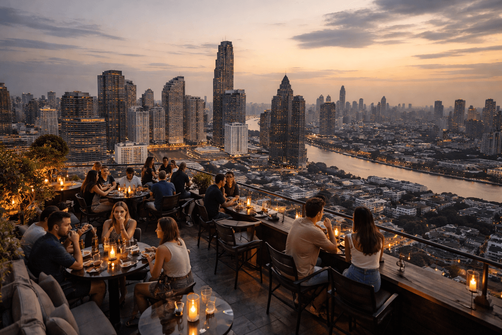 Bangkok Rooftop Bars with the Best Early Evening Views Worth Leaving Khao San Road For