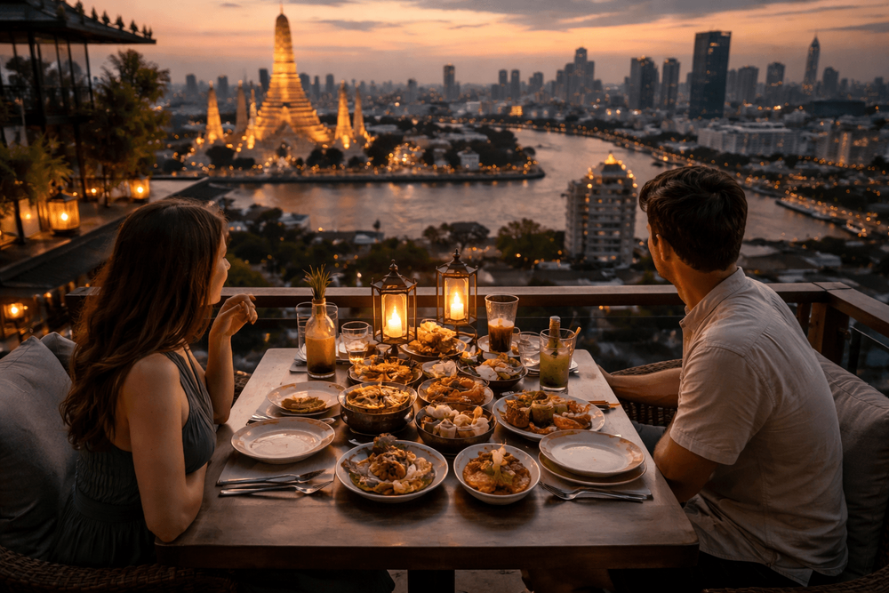 Bangkok Rooftop Bars with the Best Fixed-Price Dinner Sets Worth the Trip from Khao San Road