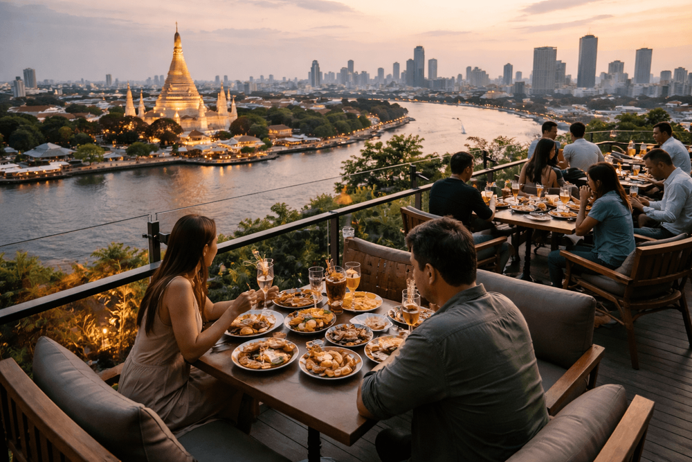Bangkok Rooftop Bars with the Best Food-First Experiences Worth the Trip from Khao San Road