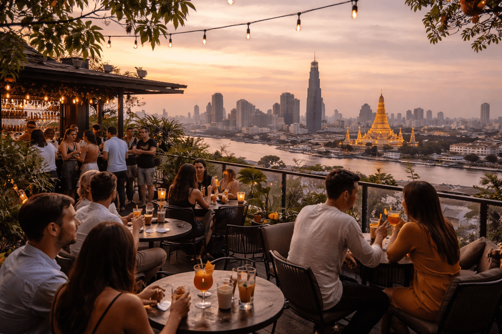 Bangkok Rooftop Bars with the Best Golden-Hour Cocktails Worth the Ride from Khao San Road