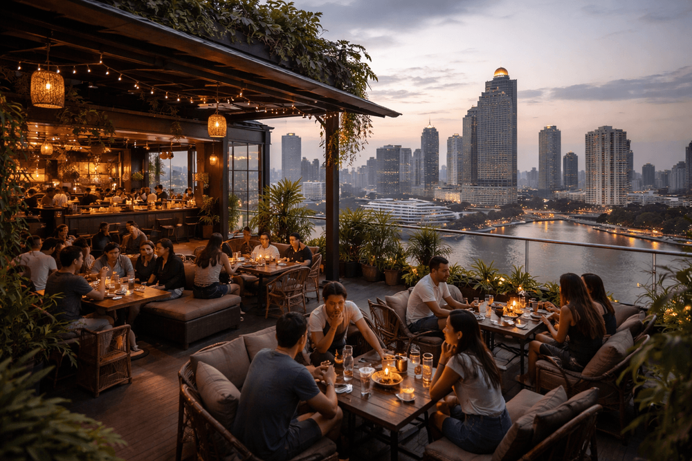 Bangkok Rooftop Bars with the Best Indoor-Outdoor Seating Mix Worth the Trip from Khao San Road