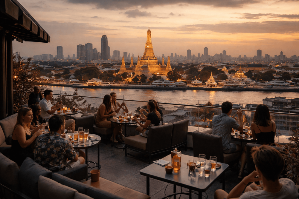 Bangkok Rooftop Bars with the Best Landmark Views Worth the Trip from Khao San Road