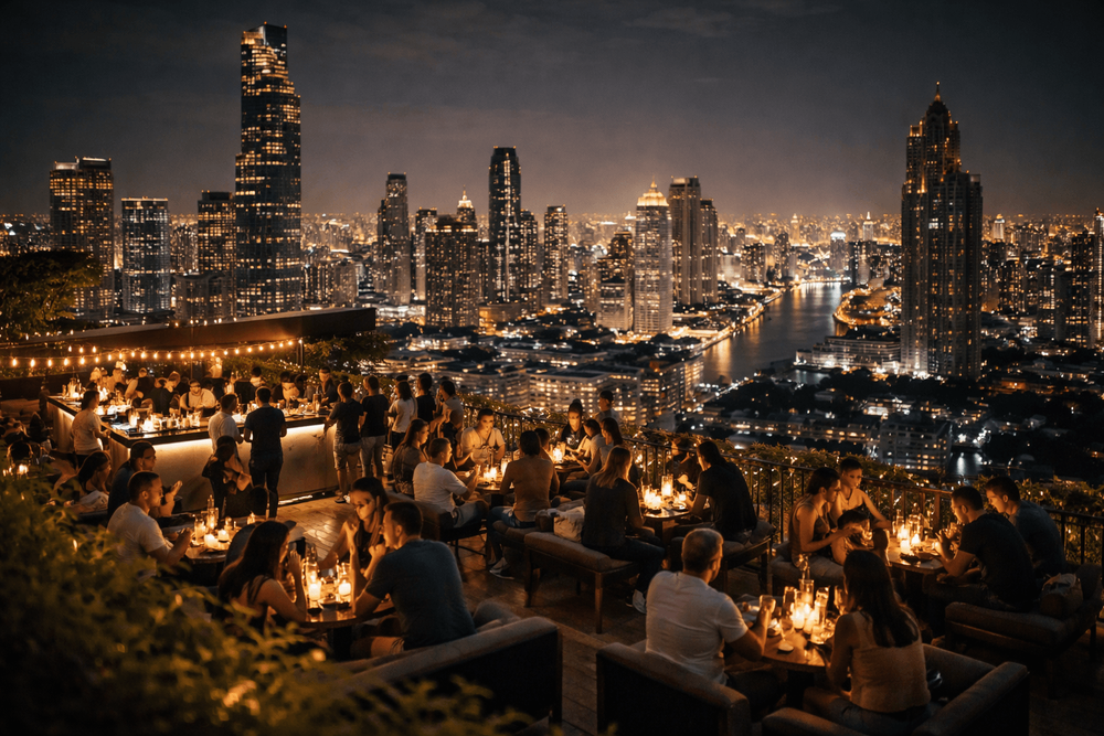 Bangkok Rooftop Bars with the Best Late-Night Hours Worth the Trip from Khao San Road