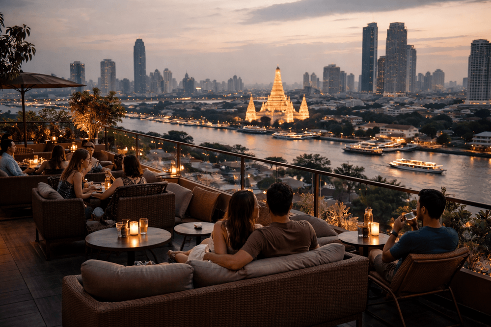 Bangkok Rooftop Bars with the Best Low-Key Solo or Couple Seating Worth the Ride from Khao San Road