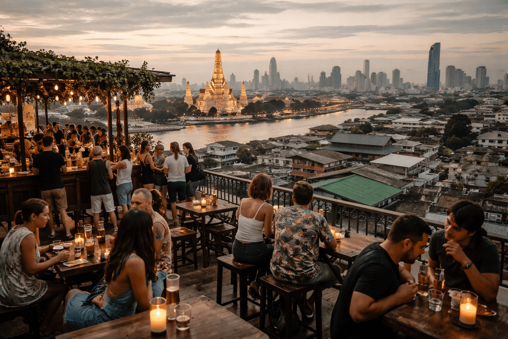 Bangkok Rooftop Bars with the Best No-Reservation Walk-In Access from Khao San Road