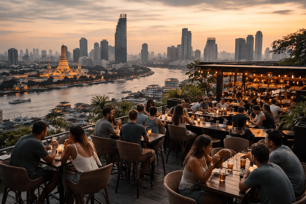 Bangkok Rooftop Bars with the Best Non-Fussy Drinks and Easy Ordering Worth the Trip from Khao San Road