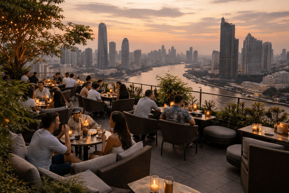 Bangkok Rooftop Bars with the Best Outdoor Seating and Open-Air Atmosphere