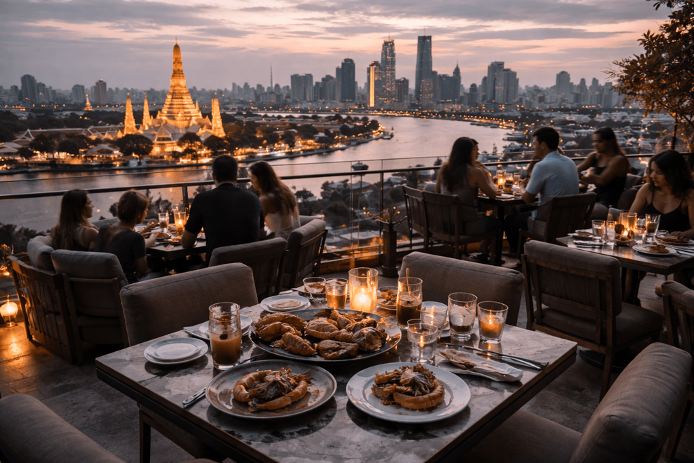 Bangkok Rooftop Bars with the Best Pre-Dinner Set Menus Worth the Ride from Khao San Road