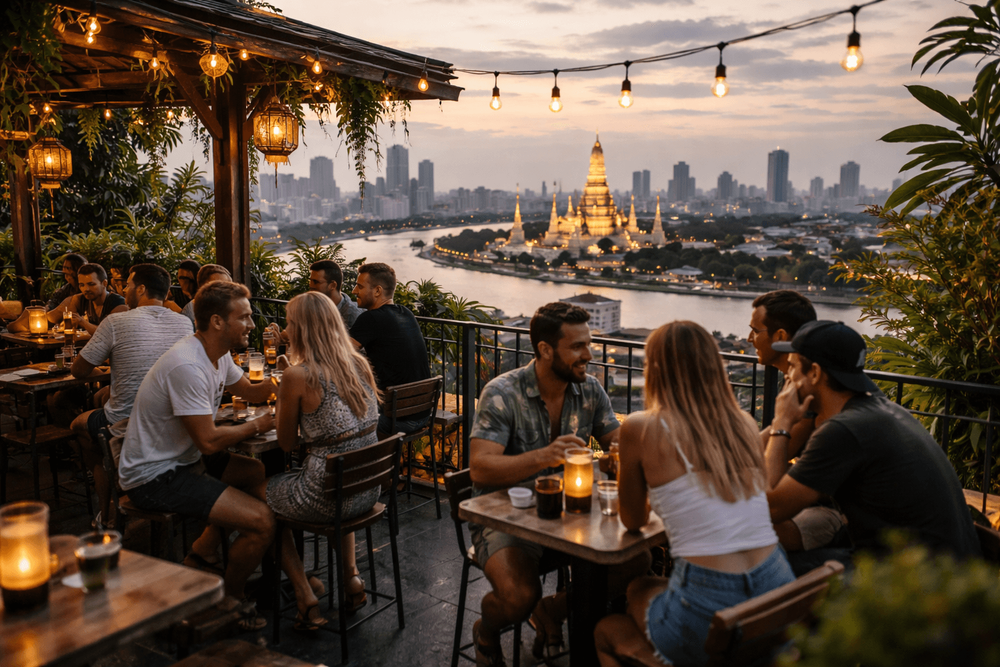 Bangkok Rooftop Bars with the Best Pre-Drink Stops Near Khao San Road