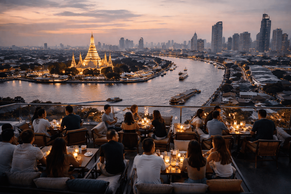 Bangkok Rooftop Bars with the Best River-and-City Split Views Worth the Trip from Khao San Road