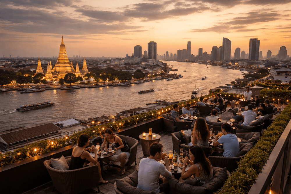 Bangkok Rooftop Bars with the Best River and Skyline Views Worth the Trip from Khao San Road