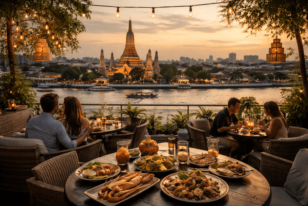 Bangkok Rooftop Bars with the Best River-Facing Food Menus Worth the Trip from Khao San Road