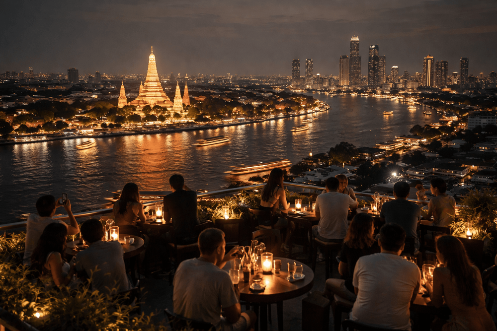 Bangkok Rooftop Bars with the Best River Views at Night Worth the Trip from Khao San Road