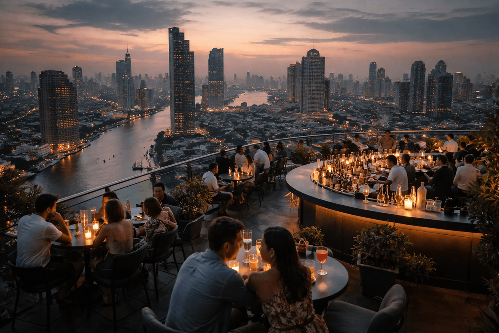 Bangkok Rooftop Bars with the Best Signature Cocktails Worth the Trip from Khao San Road