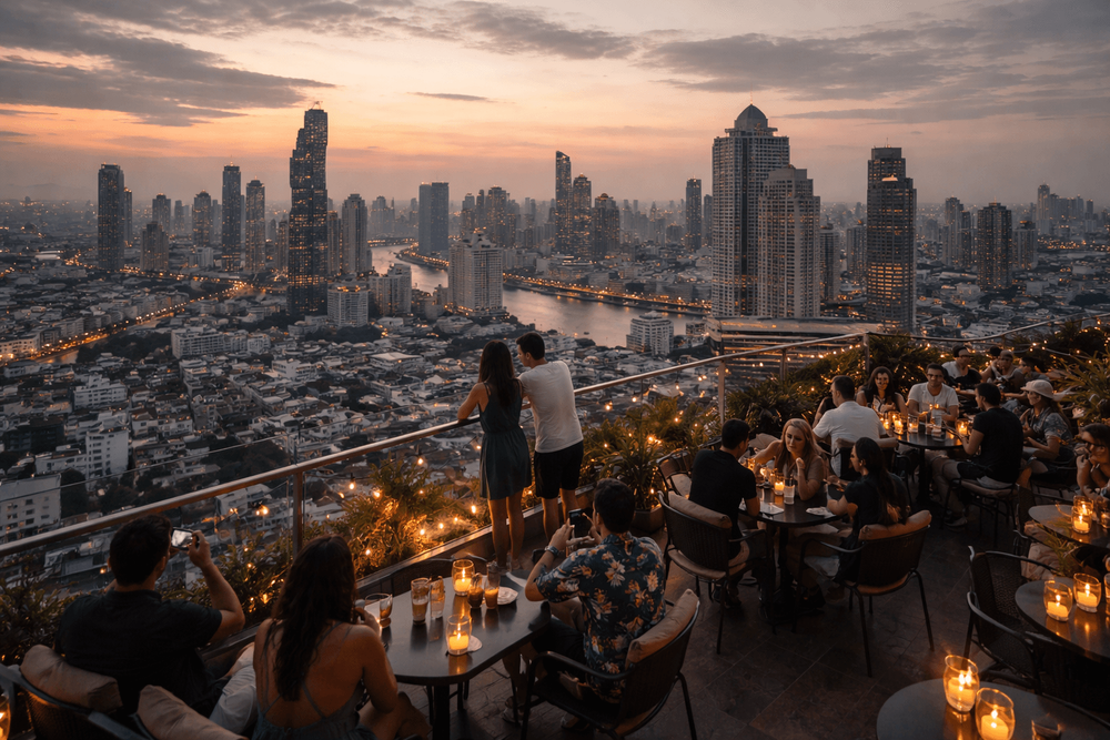 Bangkok Rooftop Bars with the Best Skyline Photo Spots Worth the Trip from Khao San Road