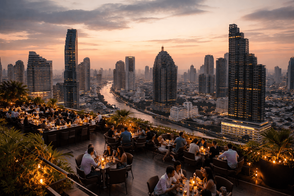 Bangkok Rooftop Bars With the Best Skyline Views Over Sathorn and Silom