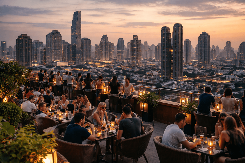Bangkok Rooftop Bars with the Best Skyscraper Views from Khao San Road