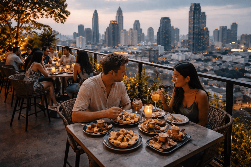 Bangkok Rooftop Bars with the Best Small-Plate Menus Worth the Trip from Khao San Road
