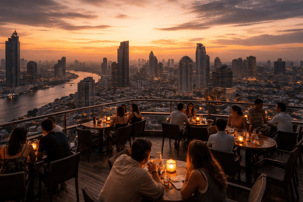 Bangkok Rooftop Bars with the Best Sunset-to-Night Transition Views Worth the Trip from Khao San Road