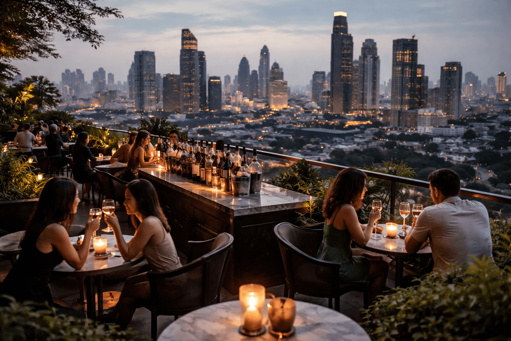 Bangkok Rooftop Bars with the Best Wine Lists Worth the Trip from Khao San Road