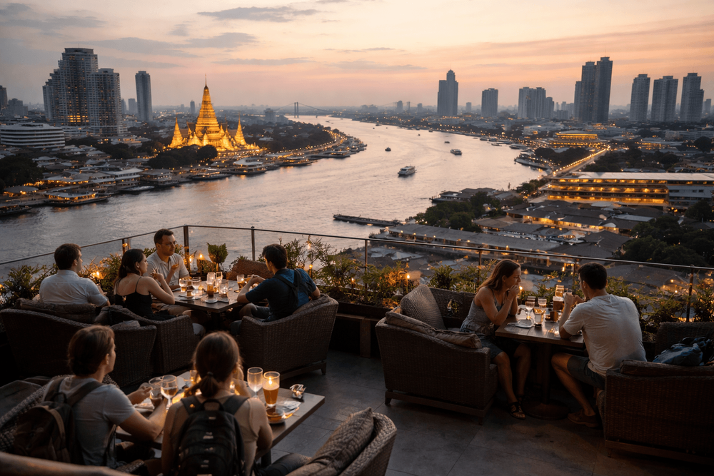 Bangkok Rooftop Bars with the Easiest MRT and Boat Access Worth the Trip from Khao San Road