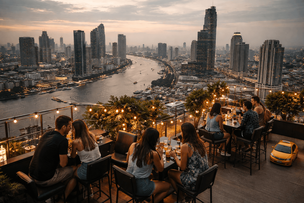 Bangkok Rooftop Bars Worth the Taxi Ride from Khao San Road