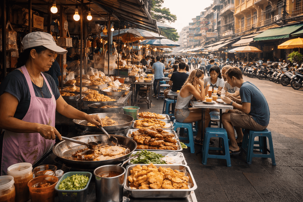 Bangkok Street Food Breakfast Guide Near Khao San Road