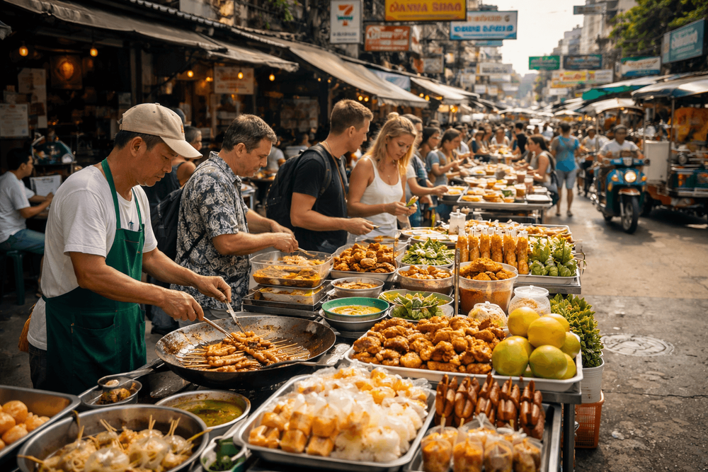 Bangkok Street Food by Meal Time: Best Breakfast, Lunch, and Afternoon Snacks Near Khao San Road