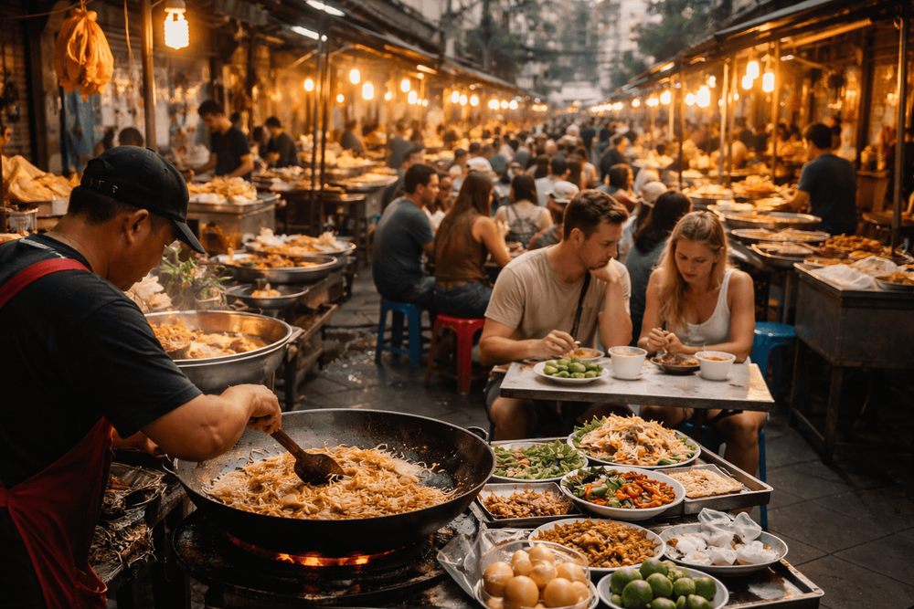 Bangkok Street Food by Meal Time: Best Breakfast, Lunch, Dinner & Late-Night Stalls for Travelers