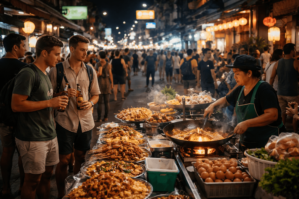Bangkok Street Food for Beer and Eats: Best Night Bites After Drinks Near Khao San Road