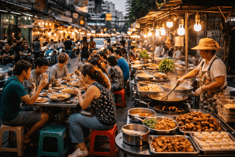 Bangkok Street Food for Breakfast, Lunch, and Late Night: When to Go and What’s Open