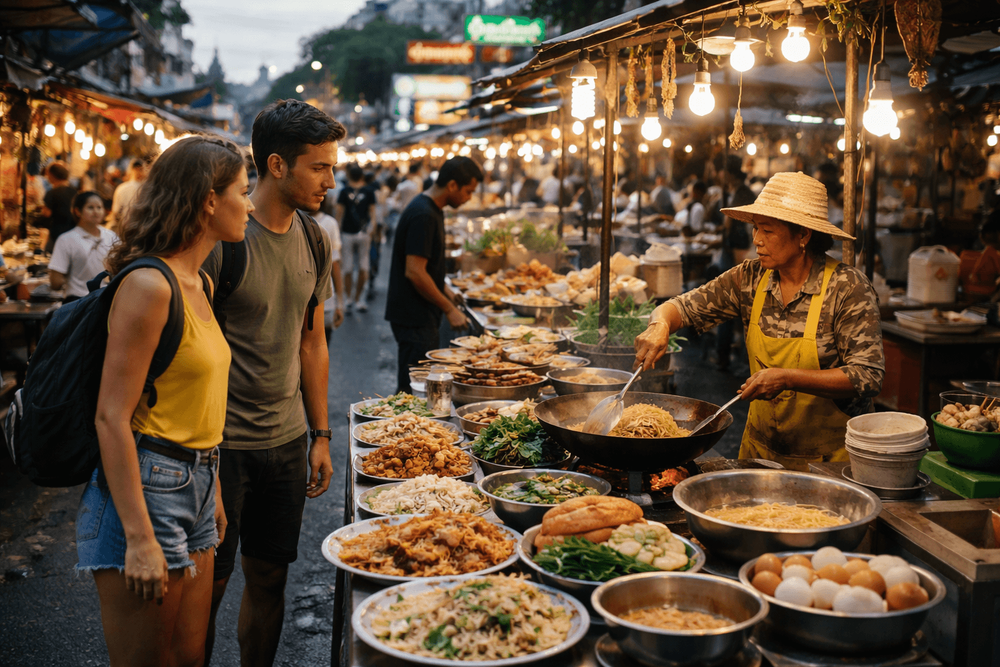 Bangkok Street Food for Budget Travelers: Filling Meals Under 100 Baht Near Khao San Road and Beyond