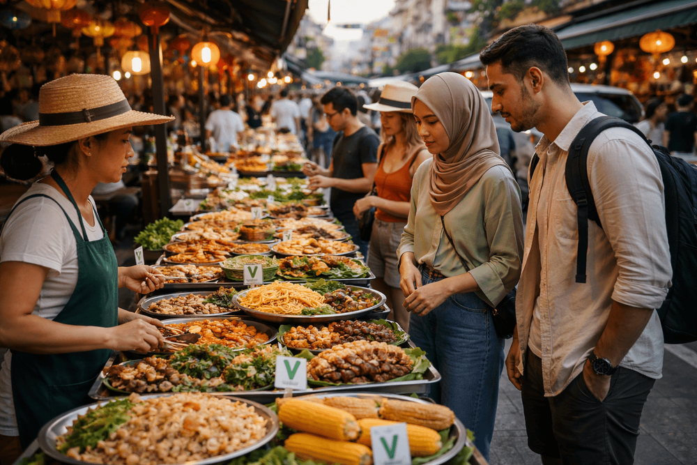 Bangkok Street Food for Dietary Restrictions: Vegetarian, Vegan, Halal, and Gluten-Free Options