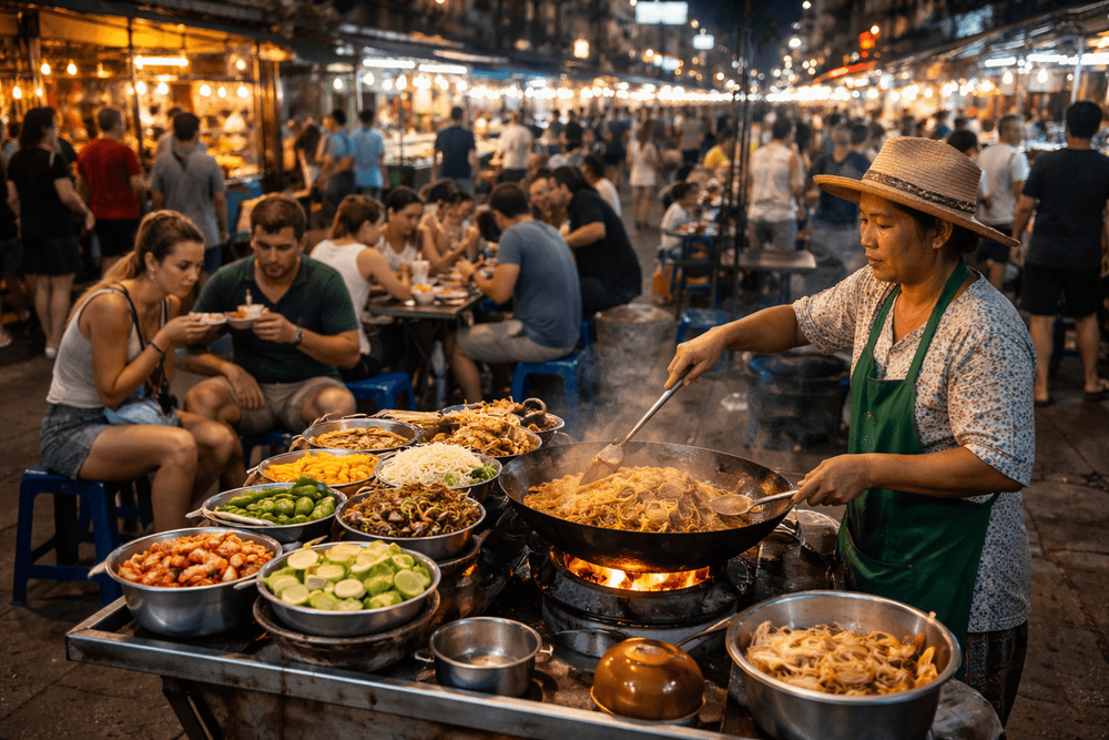 Bangkok Street Food for First-Timers: Must-Try Dishes Near Khao San Road and How to Spot the Real Version