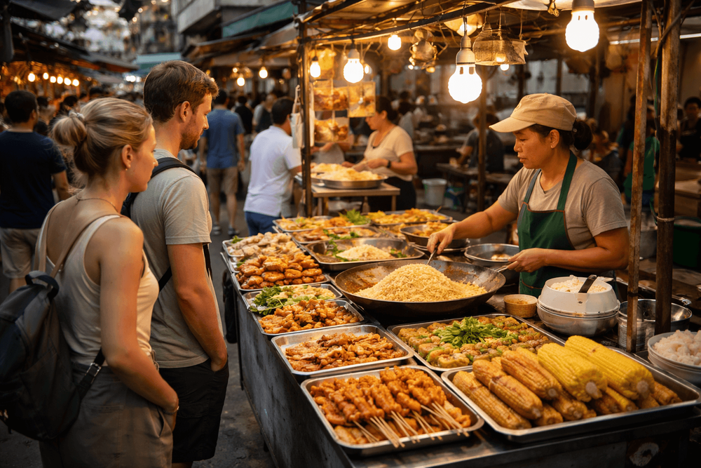 Bangkok Street Food for Picky Eaters: Safe, Mild, and Familiar Options Near Khao San Road
