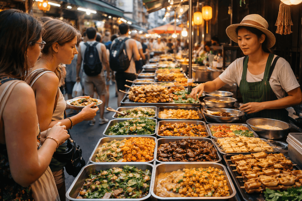 Bangkok Street Food for Vegetarians and Vegans Near Khao San Road