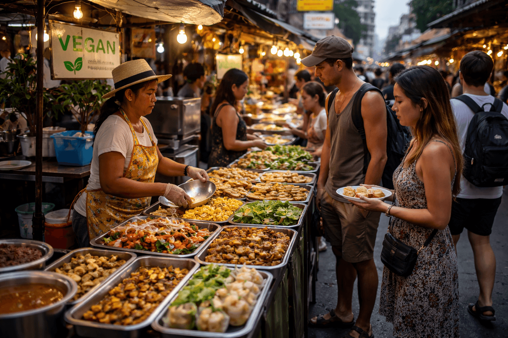 Bangkok Street Food for Vegetarians and Vegans: Where to Eat Near Khao San Road and the Old City