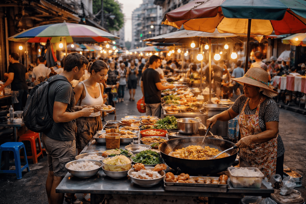 Bangkok Street Food Guide for Breakfast, Lunch, and Late-Night Eats Near Khao San Road