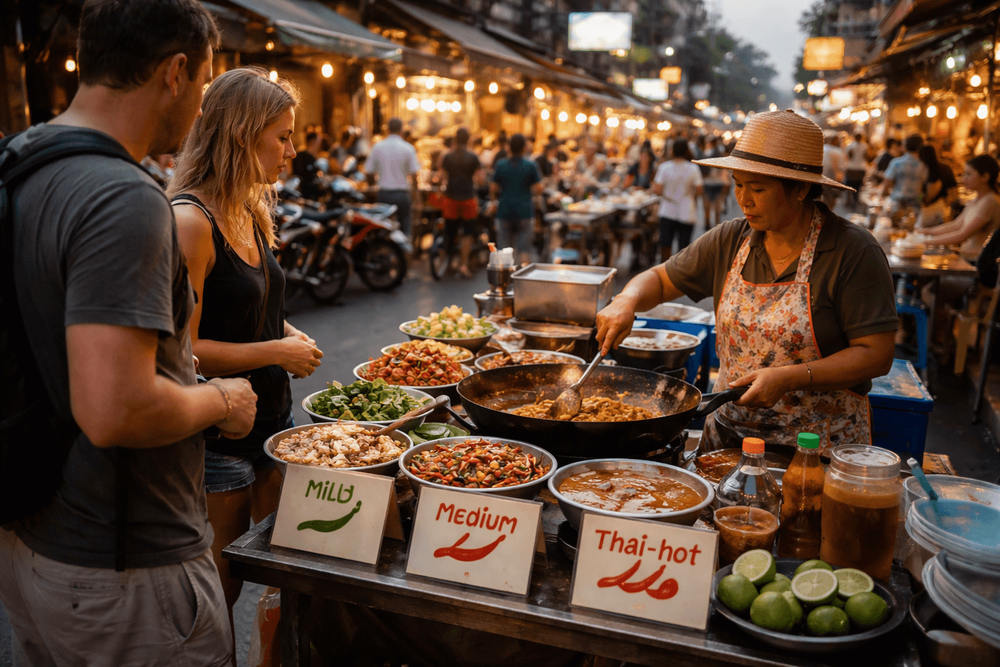 Bangkok Street Food Guide for Spice-Lovers: How to Order Mild, Medium, or Thai-Hot Near Khao San Road