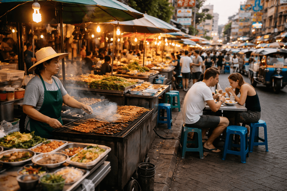 Bangkok Street Food Near Khao San Road: Best Morning, Lunch, and Late-Night Eats by Time of Day