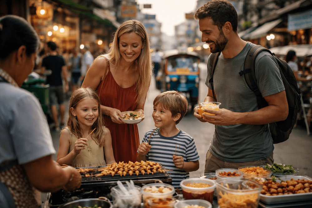 Bangkok Street Food With Kids: Easy, Mild, and Low-Mess Options Near Khao San Road