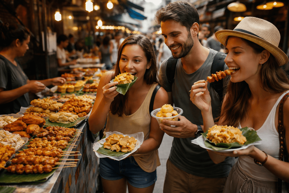 Bangkok Street Food with No Cutlery Needed: Easy Handheld Eats for Travelers
