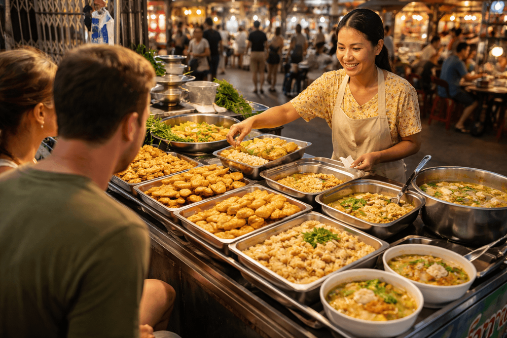 Bangkok Street Food Without the Spice: Mild Dishes and Easy Orders for Sensitive Palates Near Khao San Road