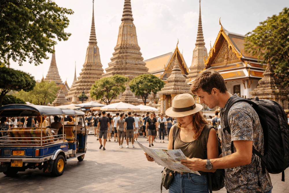 Bangkok Temple Day Trip Logistics from Khao San Road: Tickets, Dress Code, Opening Hours, and Transport Between Sights