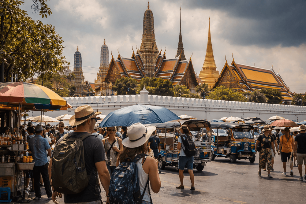 Bangkok Temple Day Weather Guide: Heat, Rain, and Shade Planning from Khao San Road
