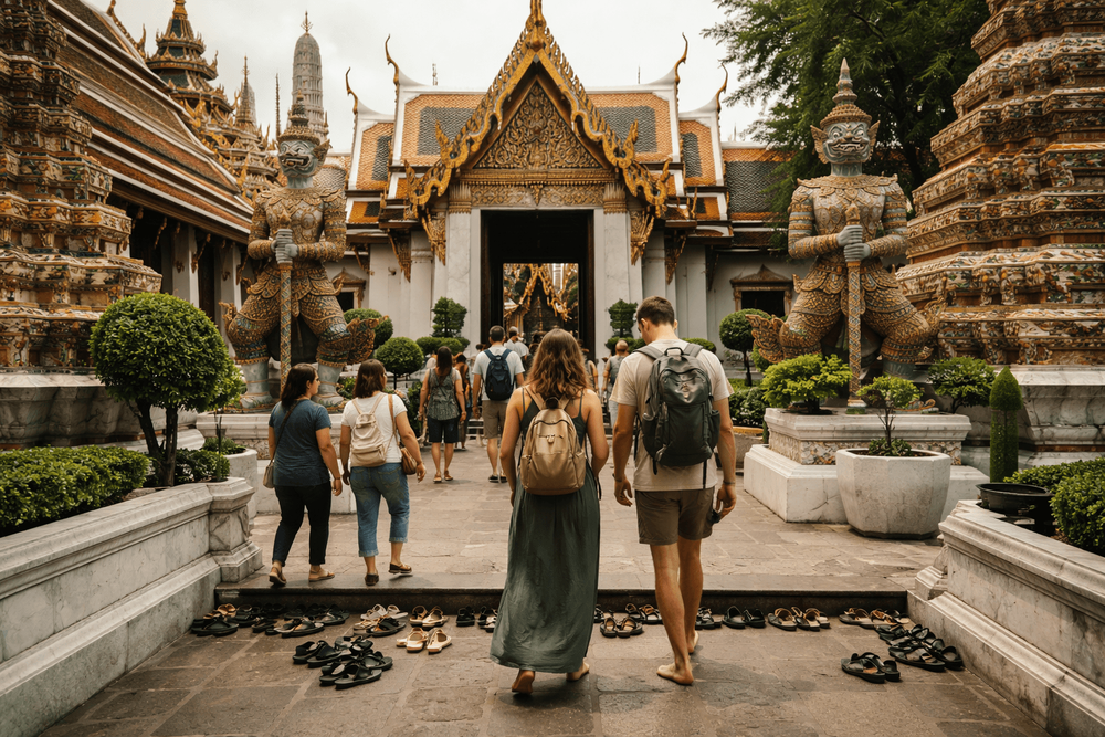 Bangkok Temple Etiquette Guide for Visiting Wat Pho, the Grand Palace, and Golden Mount from Khao San Road