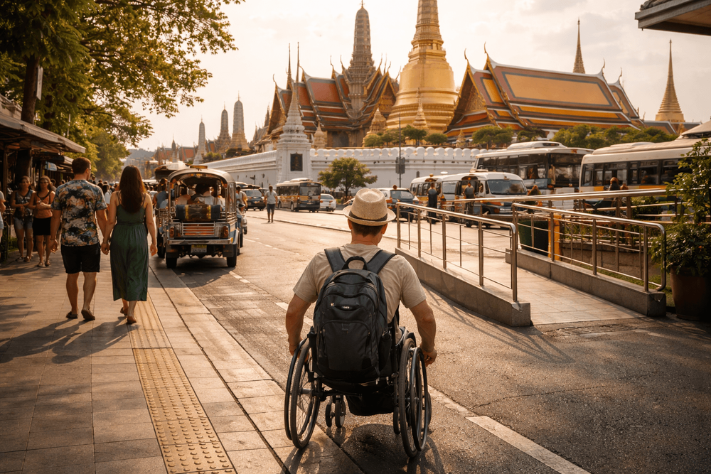 Bangkok Temple Run Accessibility Guide: Steps, Walking Distances, and Mobility Tips from Khao San Road