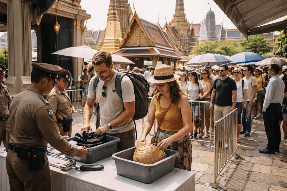 Bangkok Temple Run for First-Time Visitors: Security Checks, Queue Strategy, and What to Expect at Each Stop